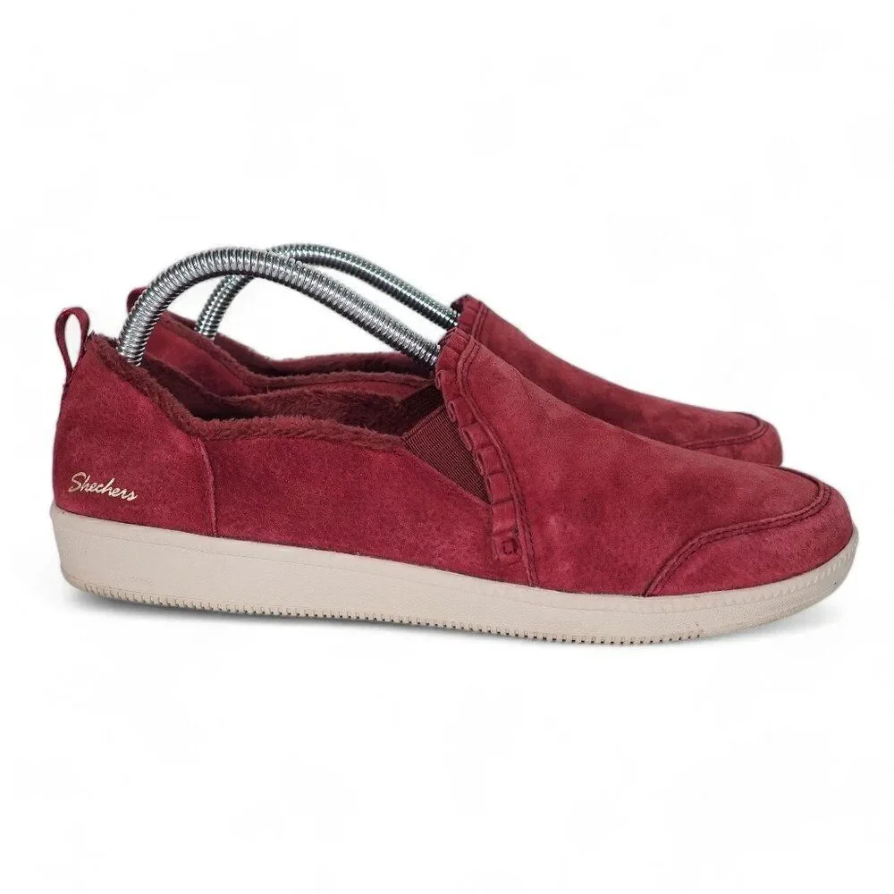 Skechers Active‎ Avenue Suede Slip-on Comfort Sneakers 27119 Women's 9.5